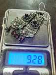 Серьги 916 проба звезда