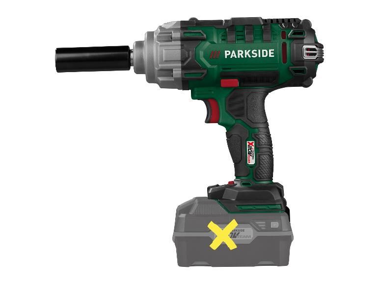 Акумуляторний ударний гайковерт Parkside Paask 20 li b2