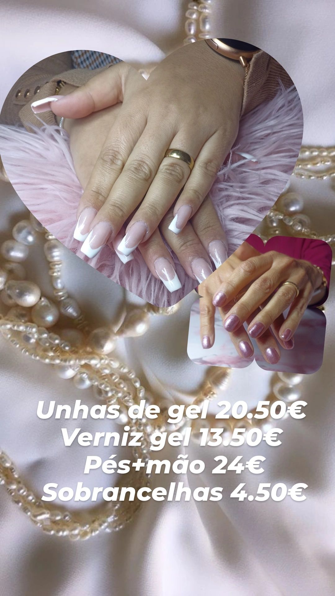 Unhas de gel verniz gel