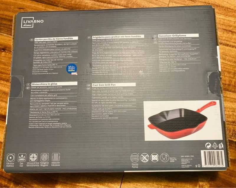 Frigideira ferro fundido