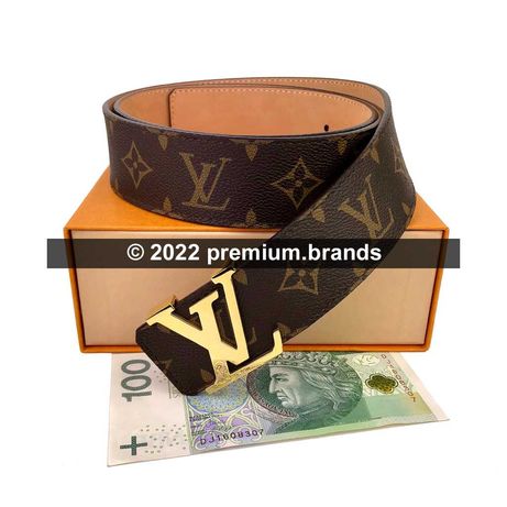 Pasek Louis Vuitton LV Initiales 40mm M9608V z pudełkiem
