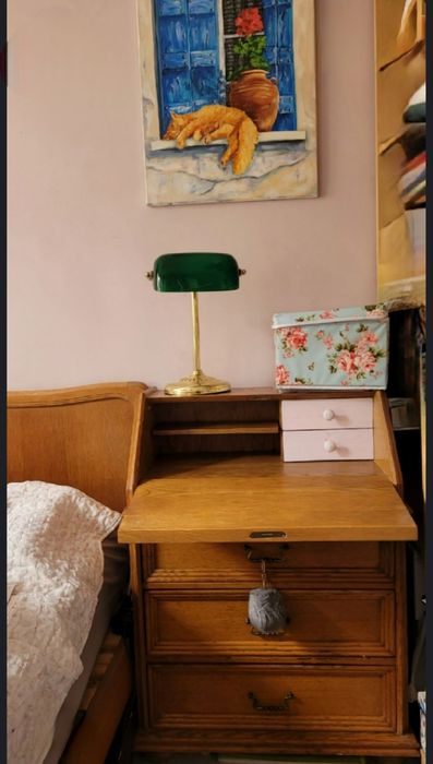 Sekretarzyk drewniany