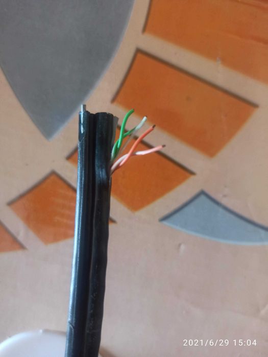 Кабель UTP-5 з тросом