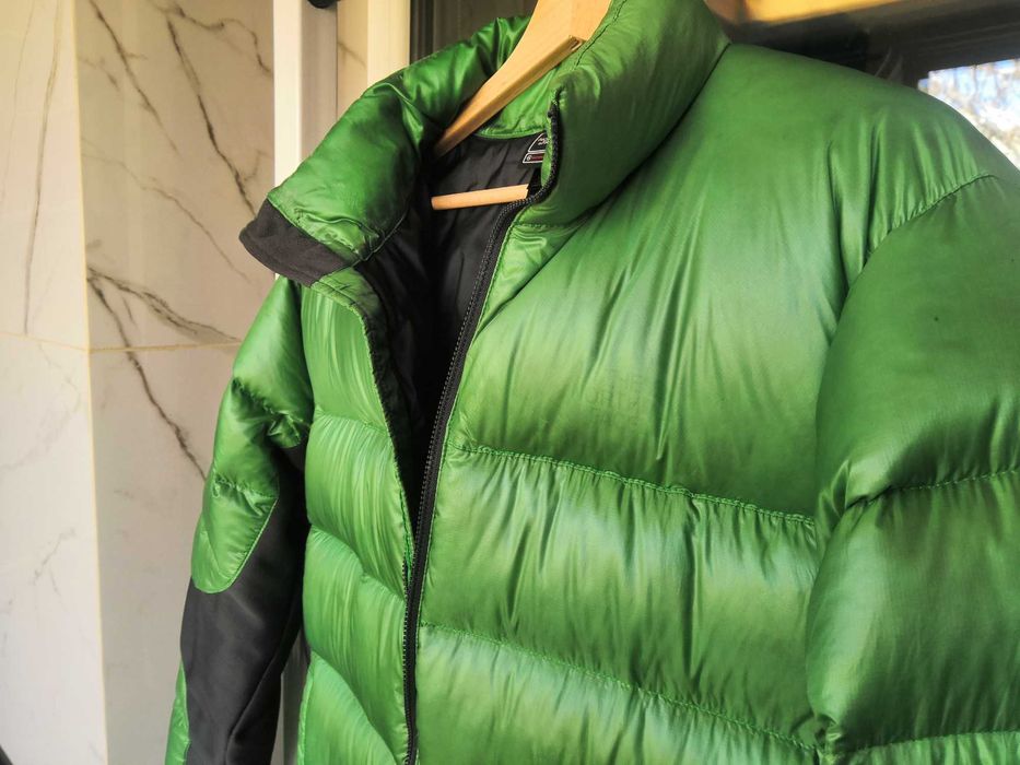 Оригінальна зима-весна чоловіча куртка-пуховик THE NORTH FACE, зелена
