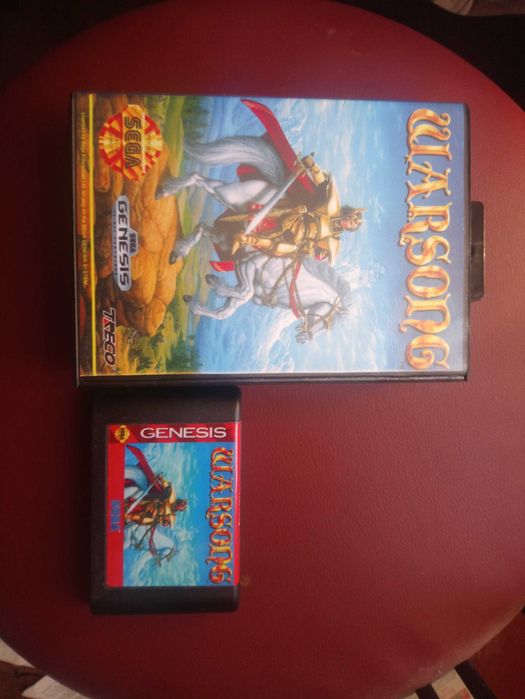Warsong (sega mega drive) в большой коробке с батарейкой