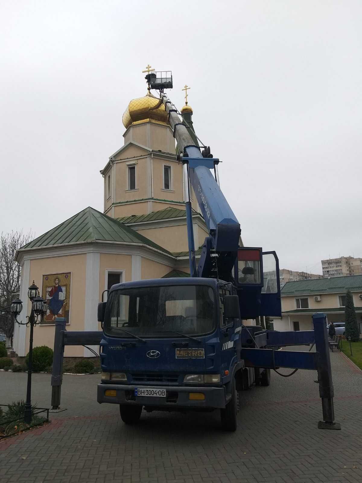 Автовышка аренда Измаил, Болград, Рени 26м, 27м, 36м, 45м