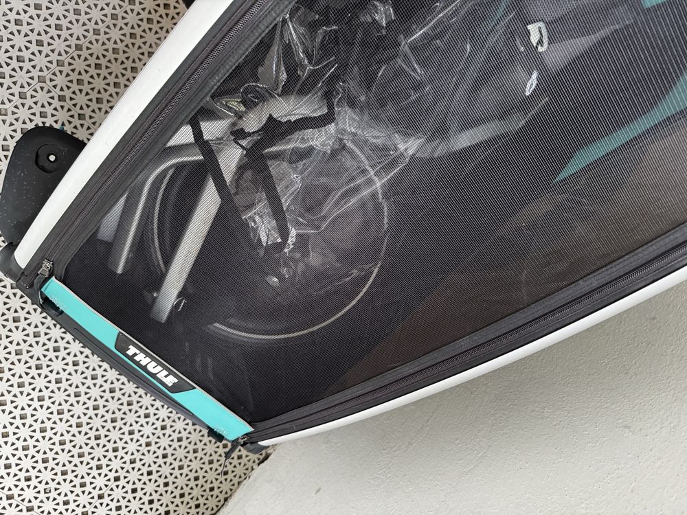 Przyczepka Thule Lite 1 zestaw z kolem do biegania, hamakiem i wkladką