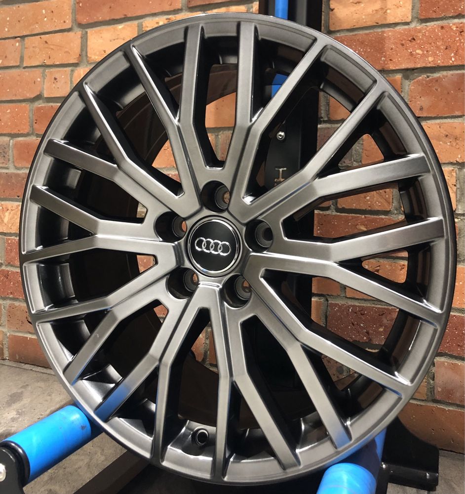 Alufelgi 18 Audi A3 S3 8P 8V TT Nowe 5x112 Shadow Chrome Felgi