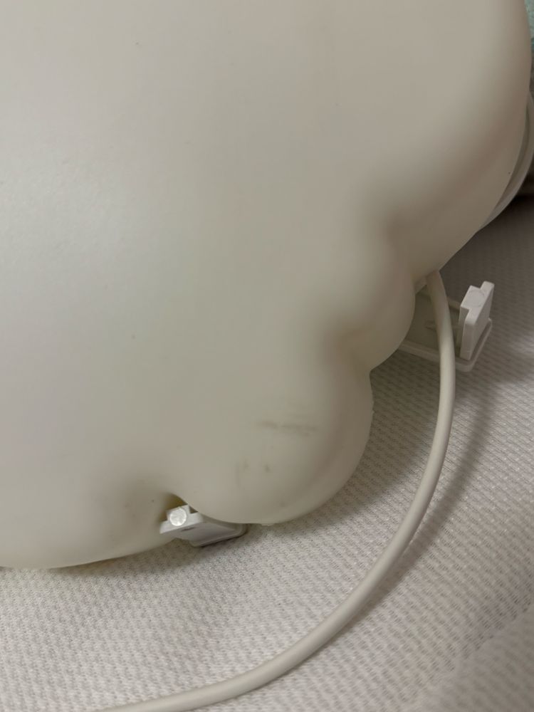 IKEA DROMSYN Lampka ścienna chmurka biała żarówka