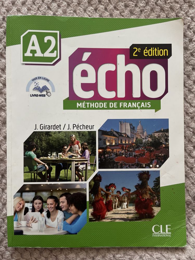 Підручник écho, méthode de français A2
