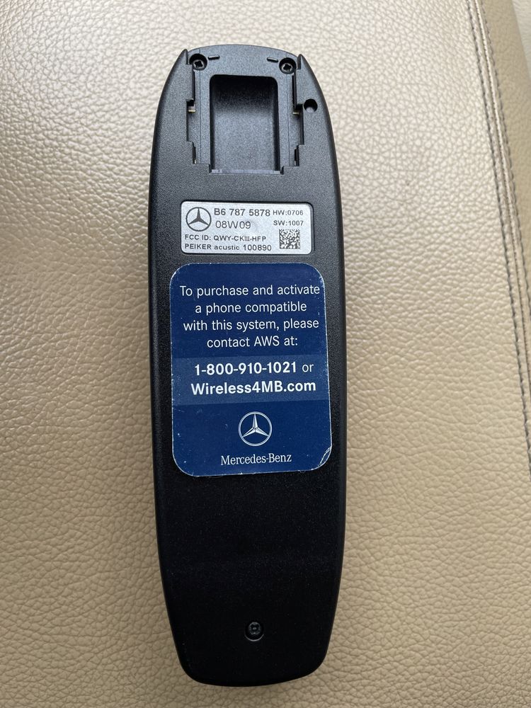 Telefon Moduł adapter bluetooth Mercedes w211 w219 w221 w251 w164 x164