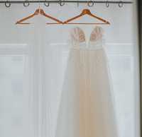 Suknia ślubna + długi welon