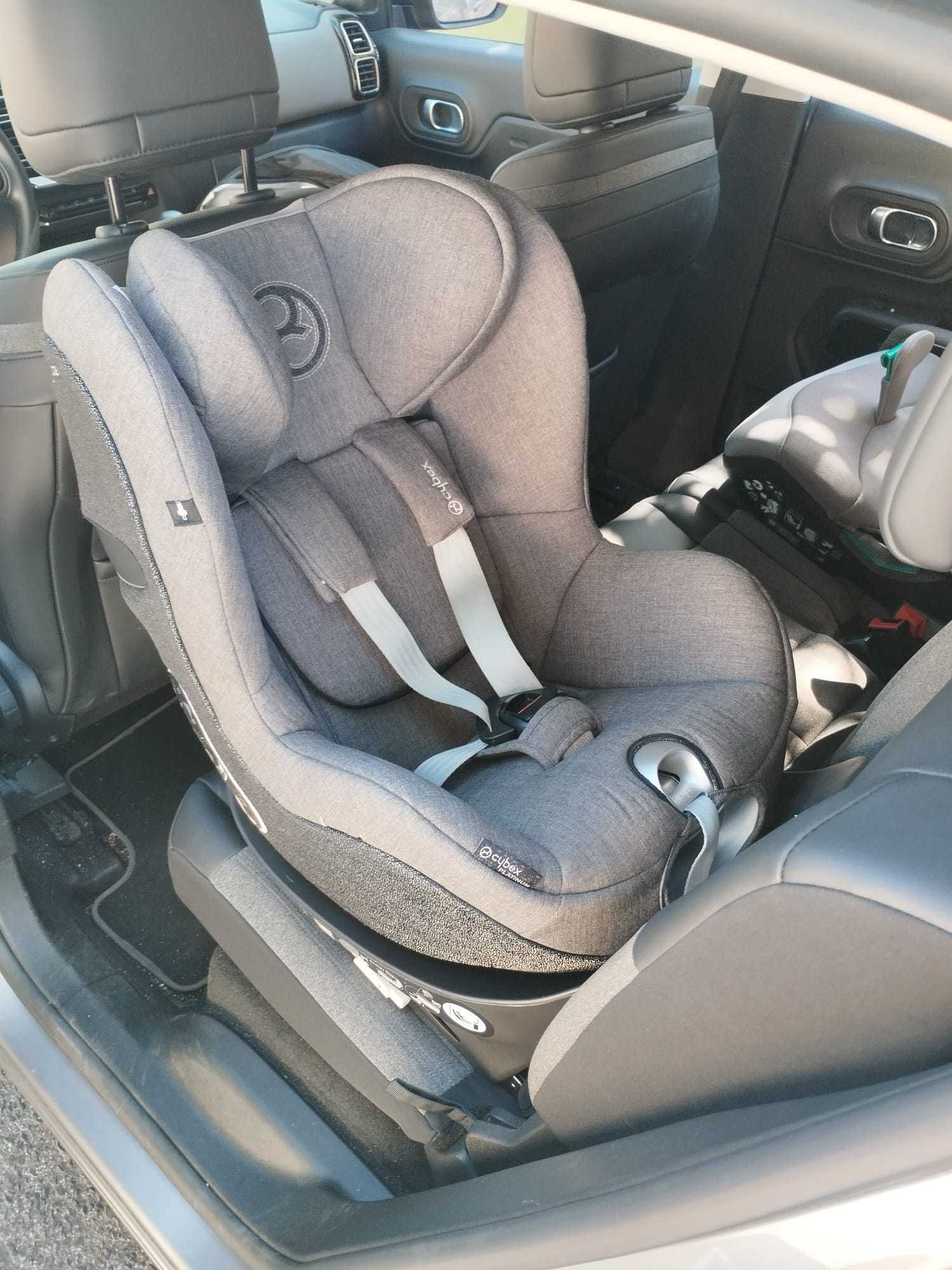 Cadeira Cybex Sirona Z i-Size Soho Grey Plus + Base Z One