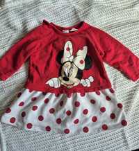 Sukienka H&M myszka Minnie Disney 74 kropki groszki
Z myszka Minnie Di