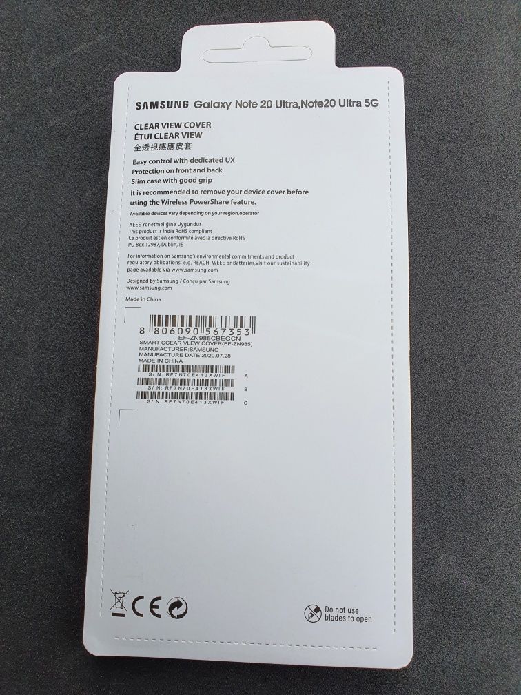 Чехол Samsung not 20 Ultra