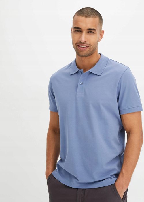 B.P.C t-shirt polo niebieski r.M