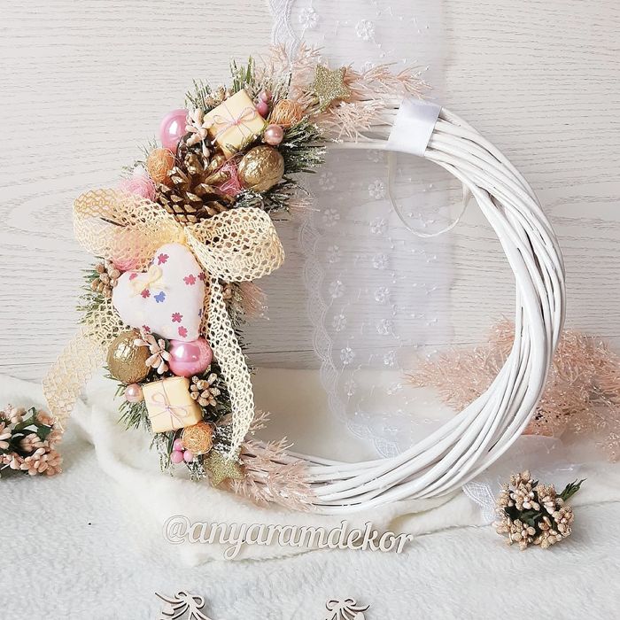 Вінок в дитячу ялинка, венок новогодний в дитячу декор в детскую внали