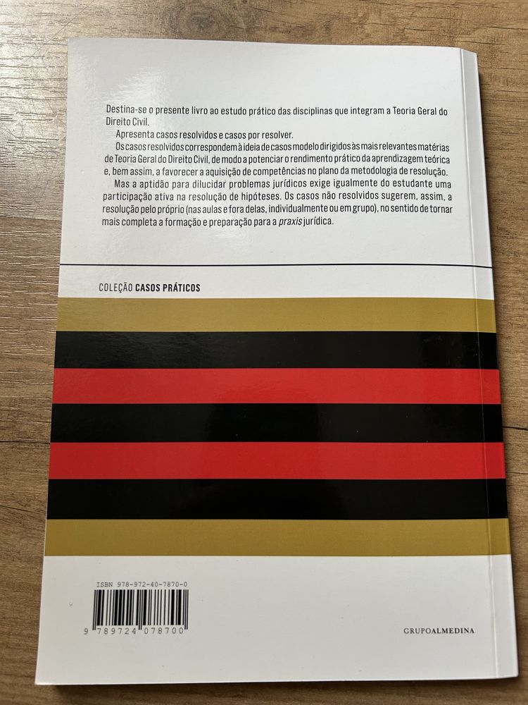 Casos Práticos- Teoria Geral do Direito Civil