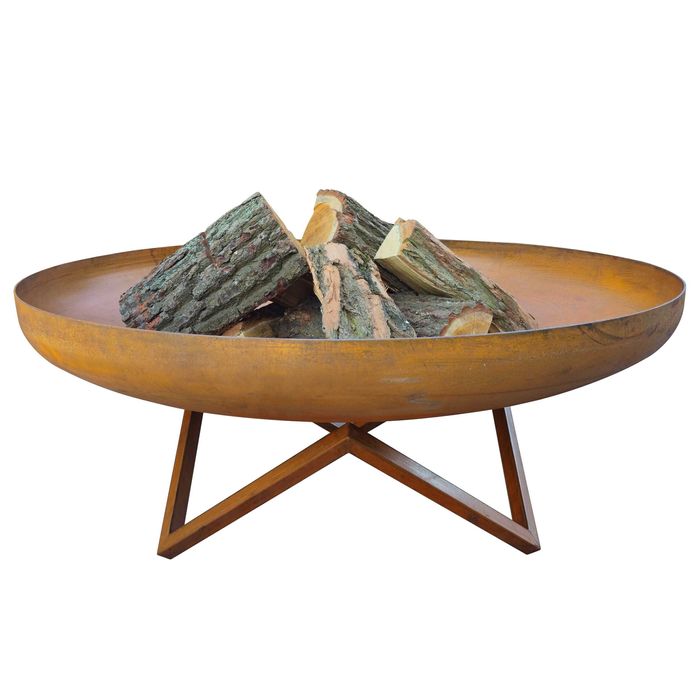 Palenisko XXL 120 cm średnicy Gruba Stal 3 mm Corten Deep Ognisko