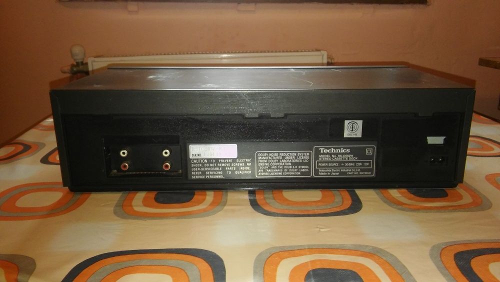 Technics Stereo Double Casette Deck RS-D550W