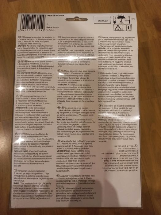 Zestaw półmaski oddechowej 3M   6223M