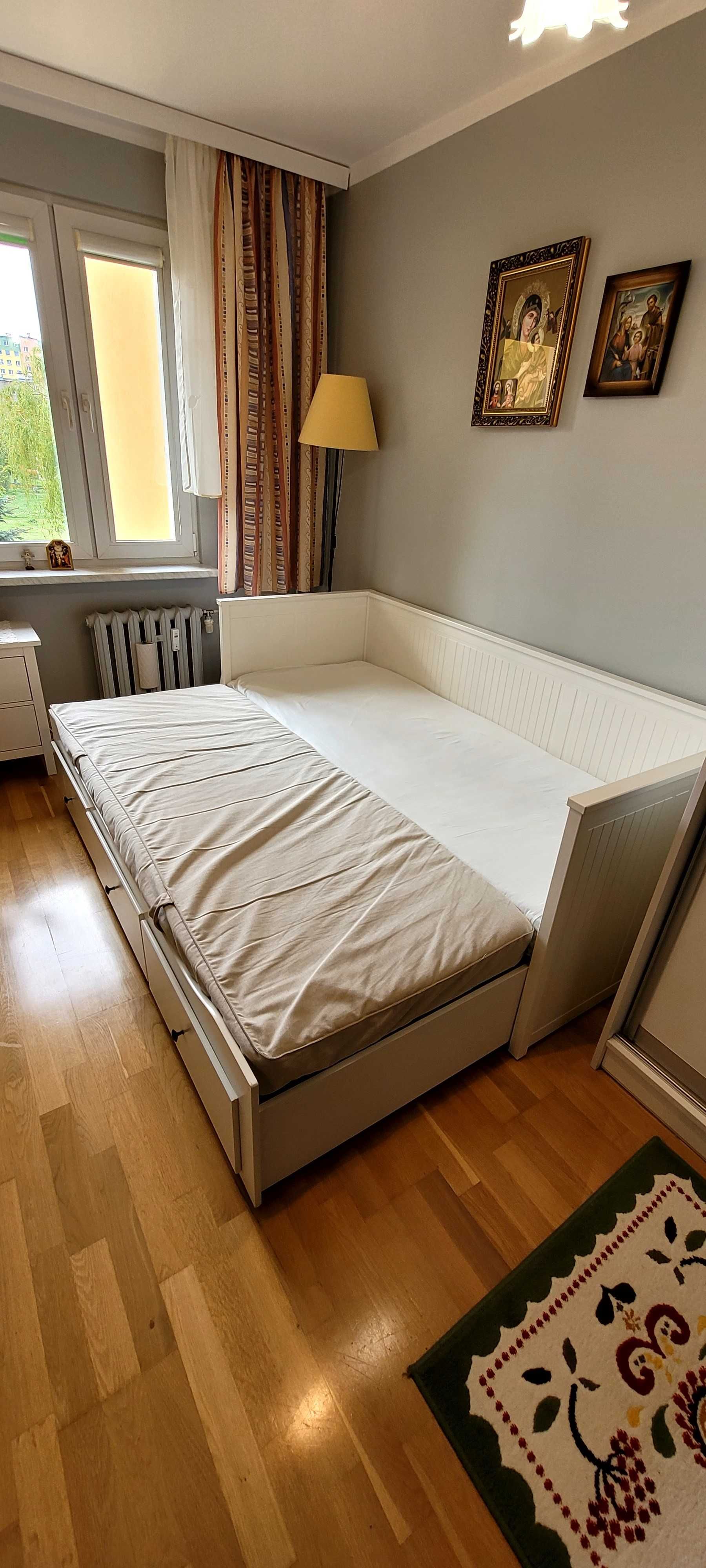 Łóżko rozkładane IKEA białe