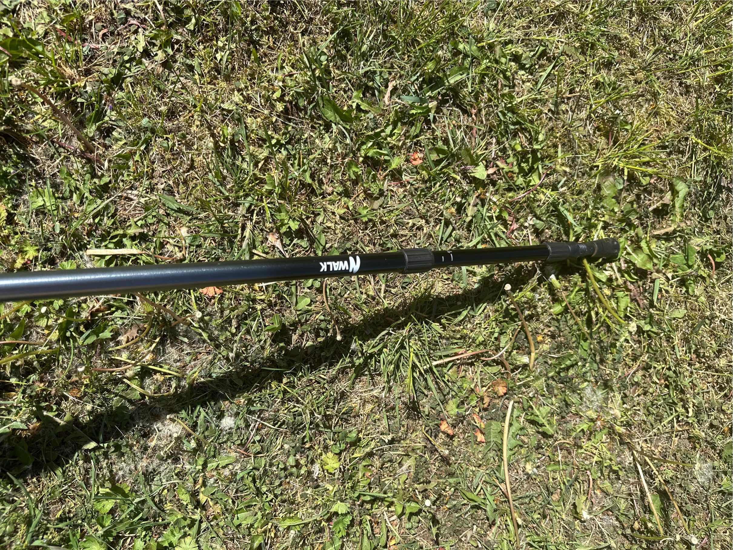 Kijki nordic walking z drewnianym uchwytem – dla seniora, NWALK