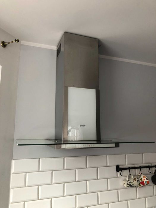 Okap kuchenny Gorenje wyspowy szklany