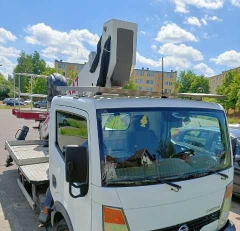 Wynajem podnośnik koszowy,usługi podnośnikiem koszowym,zwyżka,  20 m.