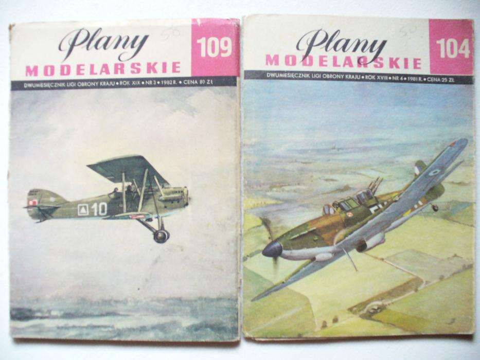 model Plany modelarskie: nr 109 Potez XXV, nr 104, Defiant
