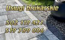 Usługi brukarskie, układanie kostki, minikoparka, ogrodzenia