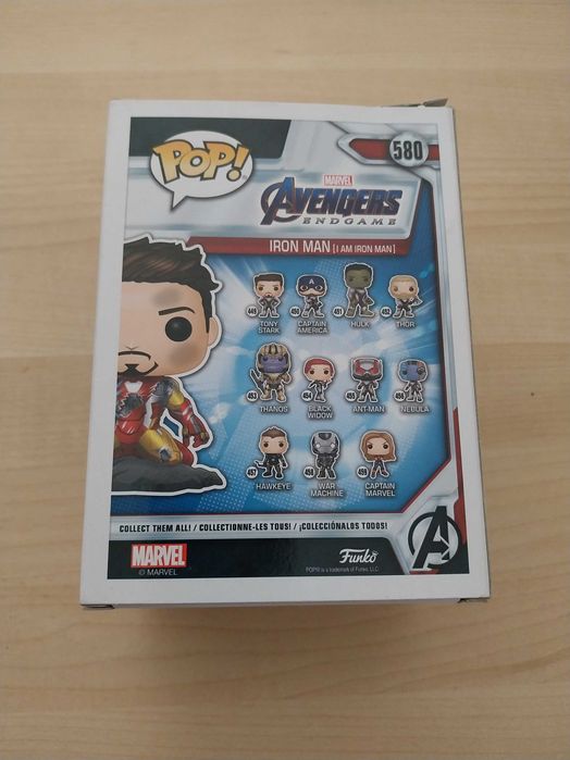 Funko Pop 580 [I Am Iron Man] Avengers Endgame