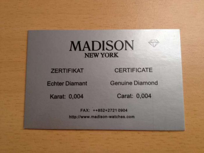 продам часы фирмы Madison New York