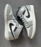 szare jordany 1 sneakersy nike air jordan 1 grey shoes popular 36-44