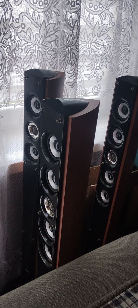 Fidek Vintage surround speaker i  front ,center speaker i subwofer