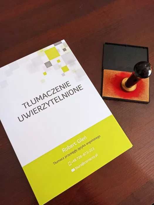 Tłumacz przysięgły j. angielskiego PL-EN