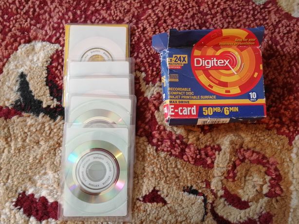 Диск CD визитка Е-CARD на 50 мб