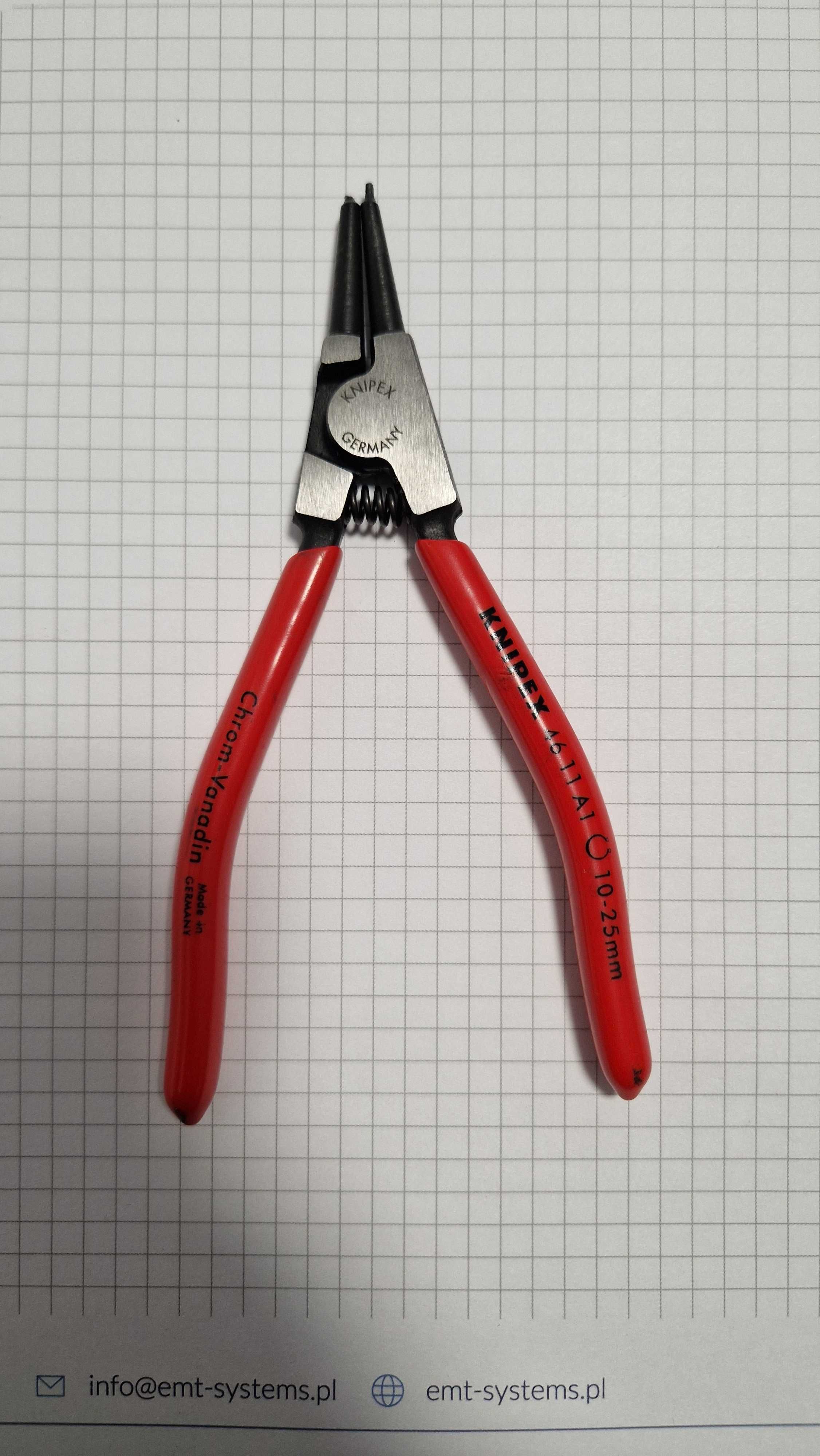 Szczypce do pierścieni osadczych Knipex 46 11 A1 uszkodzone