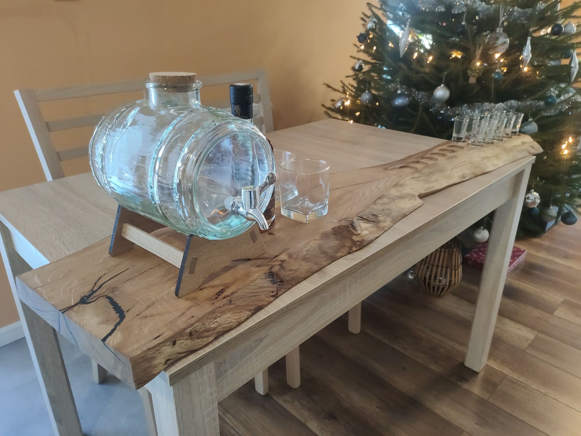 Deska do serwowania alkoholi i przekąsek impreza wesele