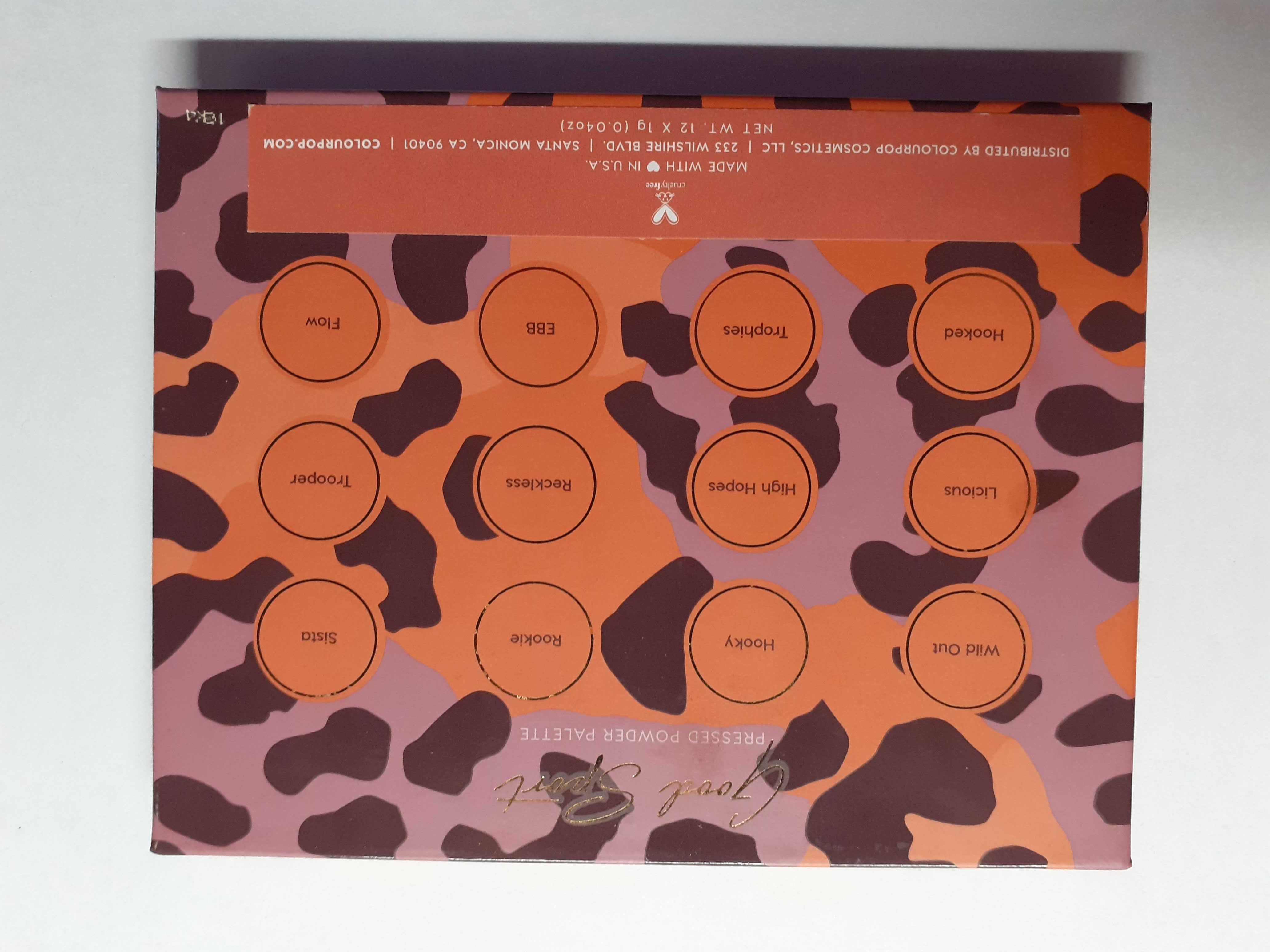 Amerykańska nowa paletka cieni ColourPop  Good Sport super pigmentacja
