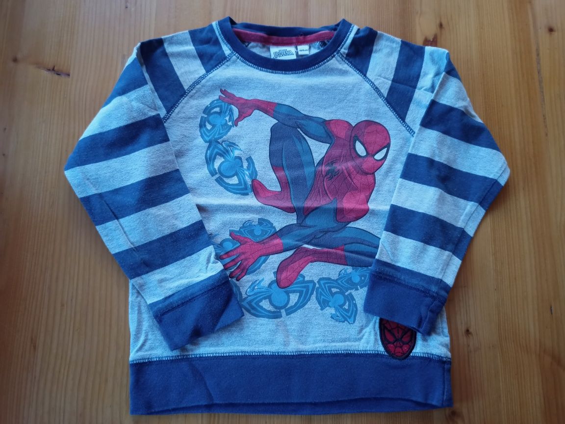 104 Smyk Spiderman Marvel bluza bluzka koszulka chłopiec długi rękaw