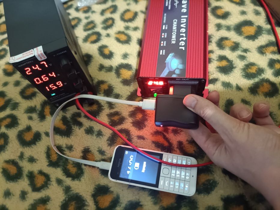 Оптимальний інвертор інвектор преобразователь чистий синус 12в 24в 220