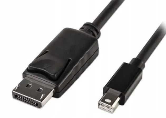 4 x Kabel DisplayPort-Mini DisplayPort CZARNY 1,5-1,8m
