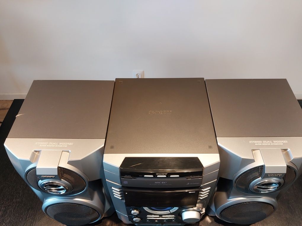 Mocna Wieża Sony MHC-BX7 200W AUX Pilot