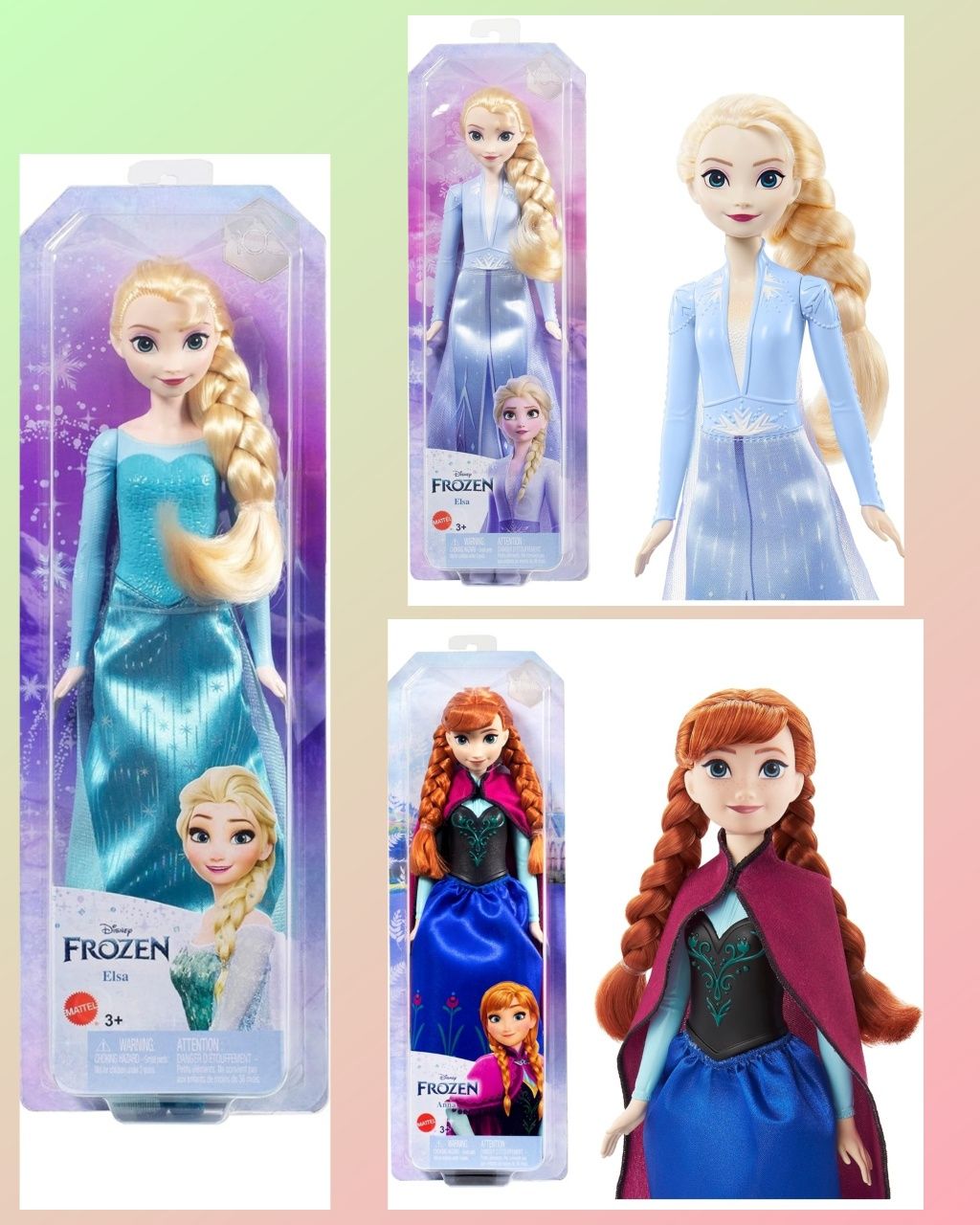 Лялька Mattel Disney Frozen Ельза Анна