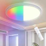 Lampa sufitowa LED, ściemniana, Ø 57 cm, 45 W, RGBW, 4000 K, IP44