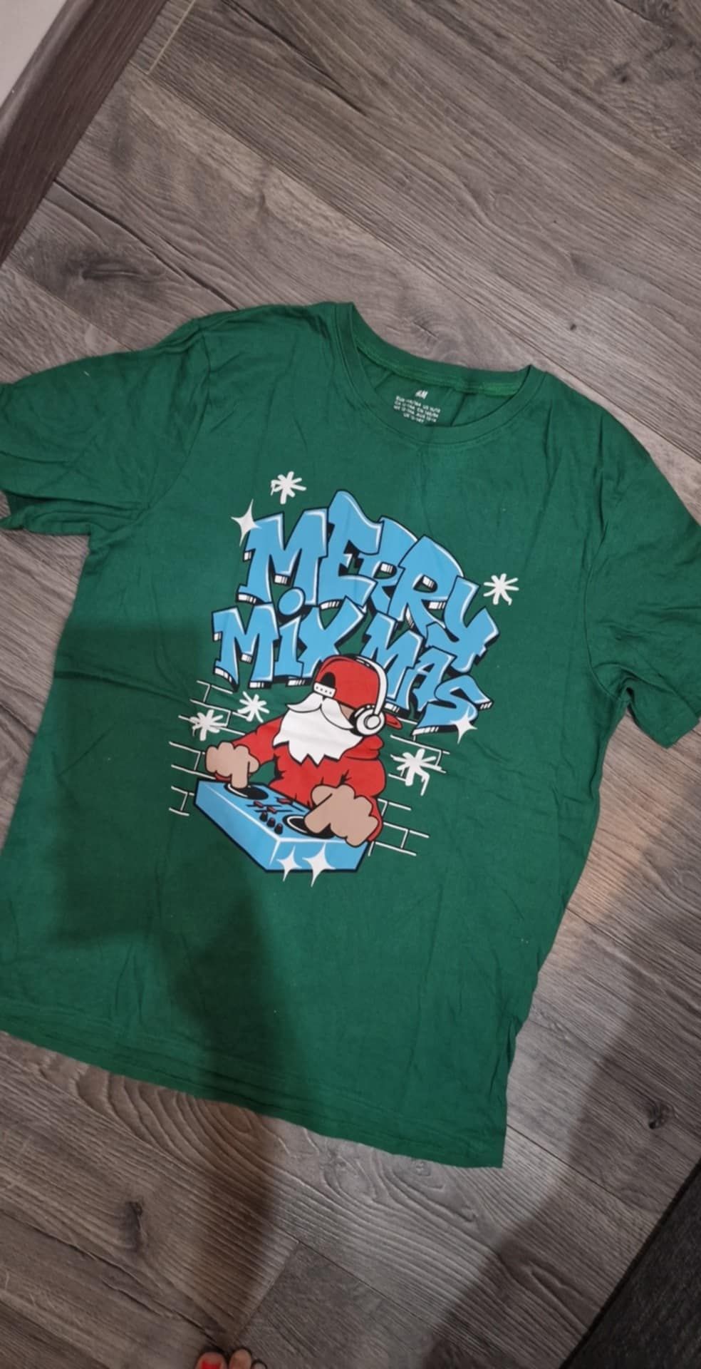 T-shirt świąteczny 158/164 H&M