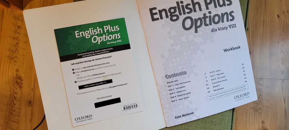 English Plus Options dla klasy VIII - workbook