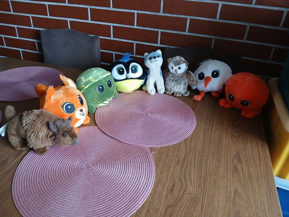 Maskotki Gang swojaków żubr i wilk rezerwacja