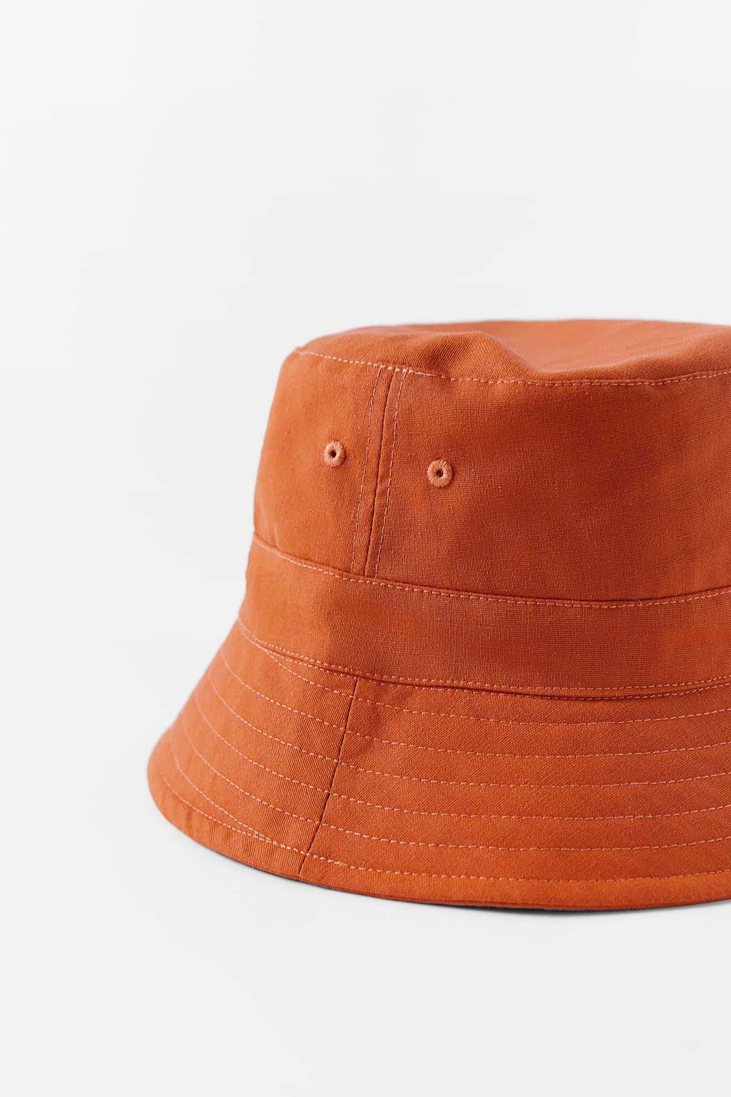 Chapéu bucket laranja S Zara NOVO c/etiqueta